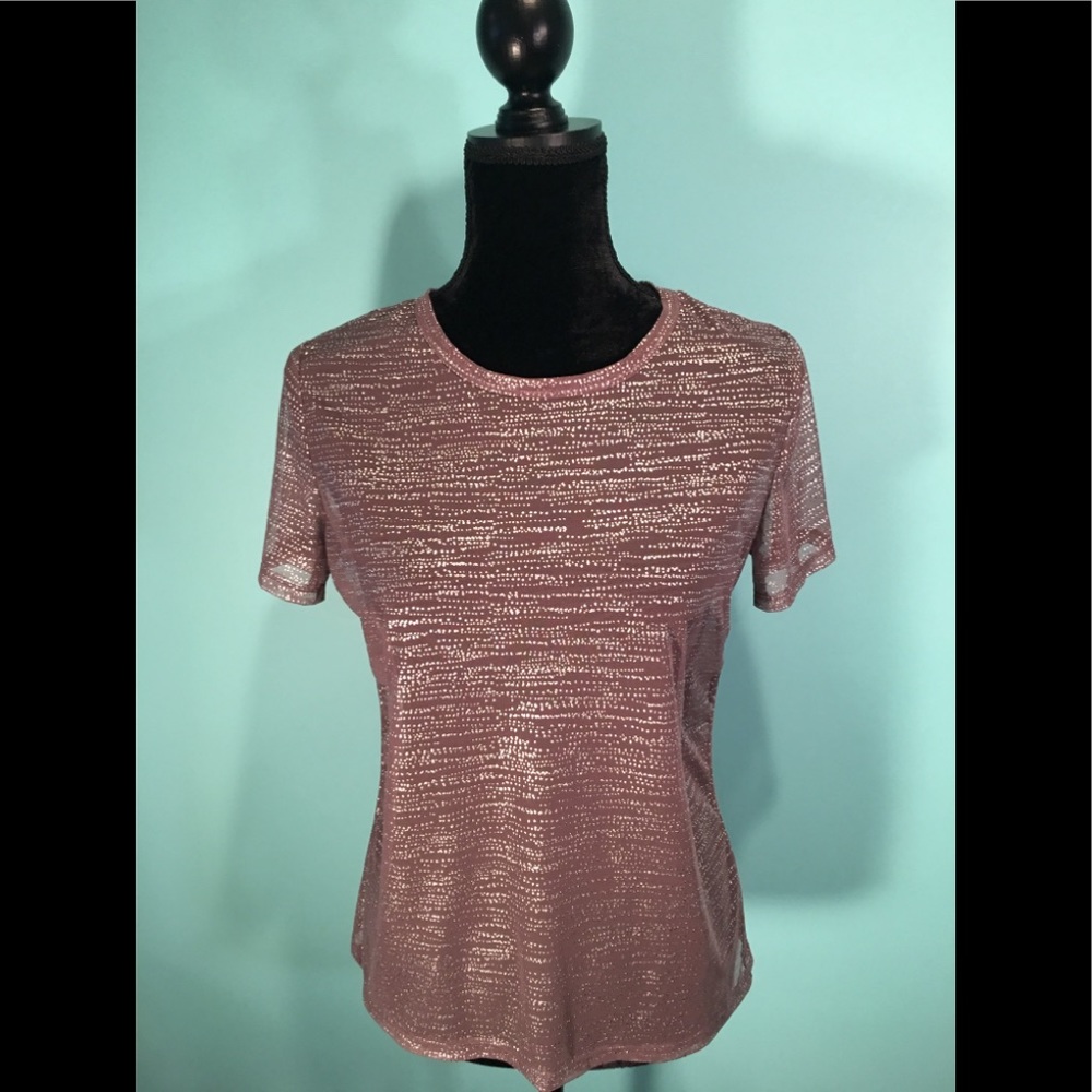 🆕 NWT Victoria’s Secret Sheer Glitter T M